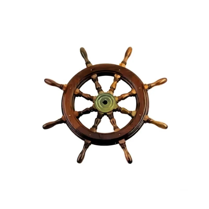 Wooden boat wheel Ø 500 mm 8 spokes Affaire À Saisir