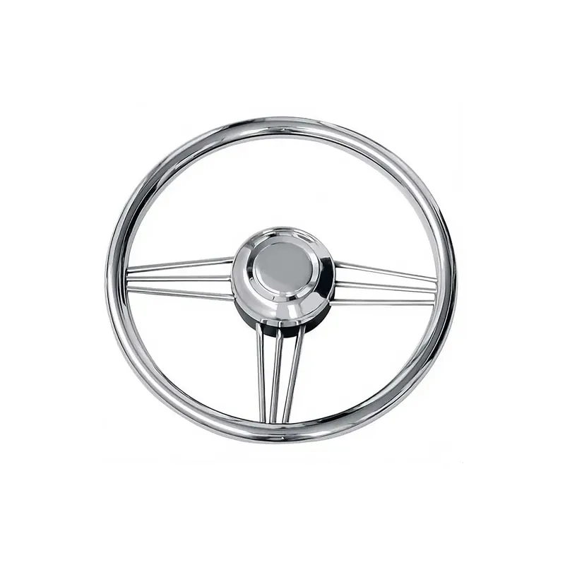 Stainless steel boat steering wheel, Ø 370 mm, 3 spokes Top Vente