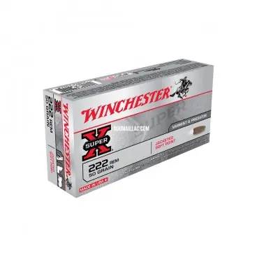 Prix Promo MUNITIONS BALLES WINCHESTER 222R SOFT POINT CX222R