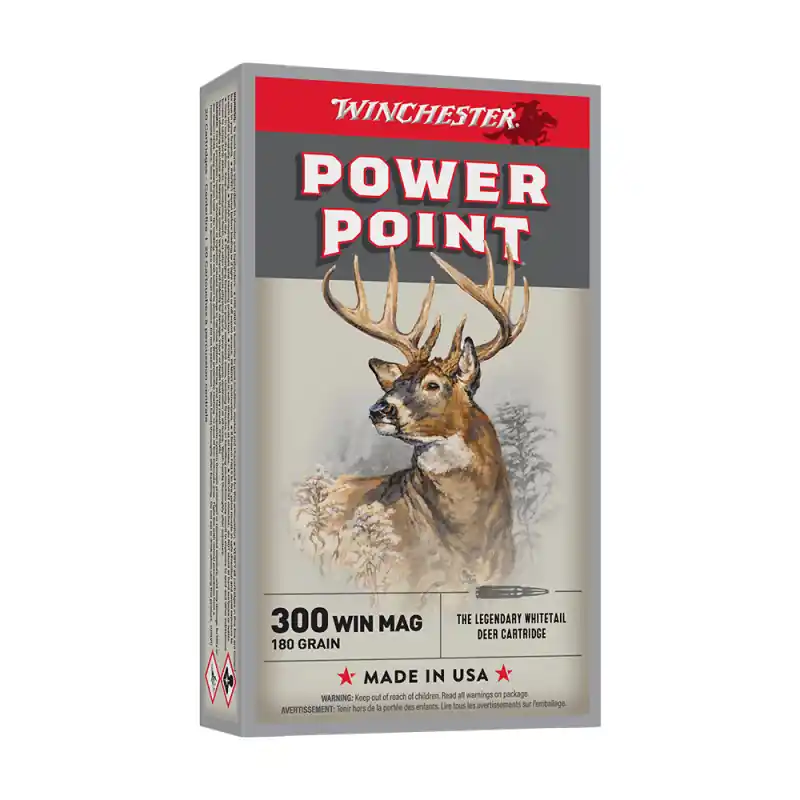 MUNITIONS BALLES WINCHESTER 300WM POWER POINT CX30WM2 Super Prix
