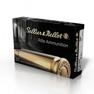 MUNITIONS BALLES SELLIER & BELLOT 9.3X62 SP Authentique