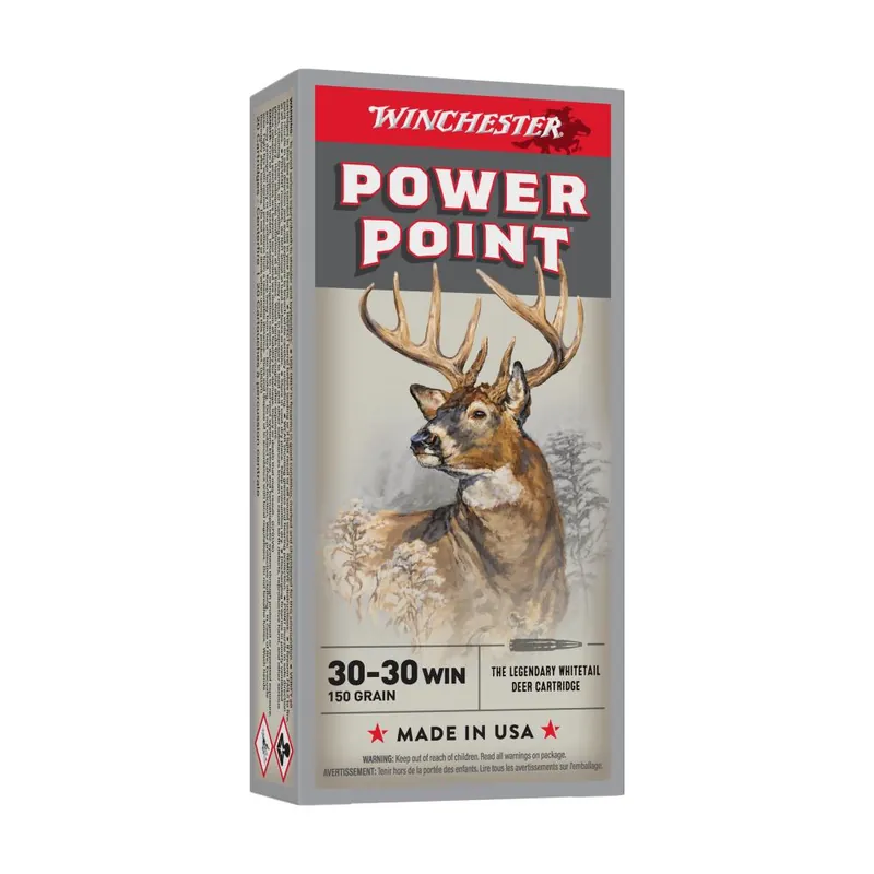 BALLES 30-30WIN POWER POINT 150GR Affaire À Saisir