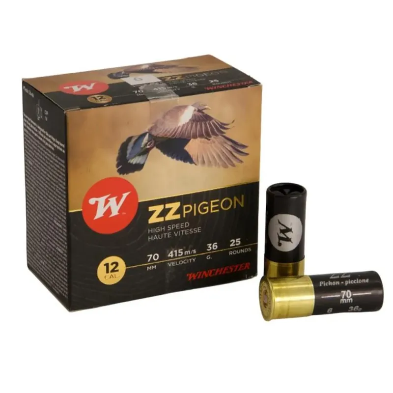 Commande En Gros CARTOUCHES ZZ PIGEON 12/70 36G BJ X25