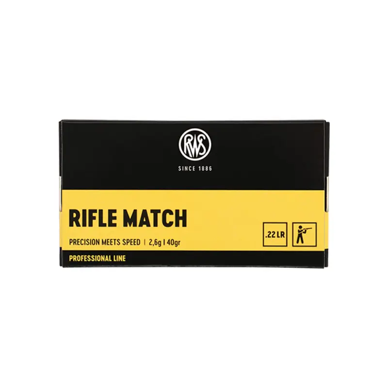 Prix Promo MUNITIONS RWS PROFESSIONAL LINE 22LR RIFLE MATCH 2134225