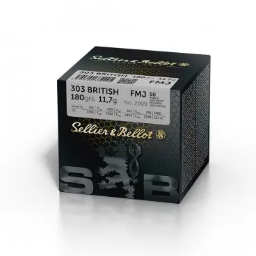 MUNITIONS BALLES SELLIER & BELLOT 303 BRITISH Prix Promo