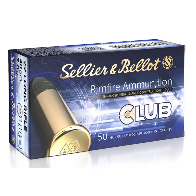 MUNITIONS SELLIER & BELLOT 22LR CLUB Commander Vite