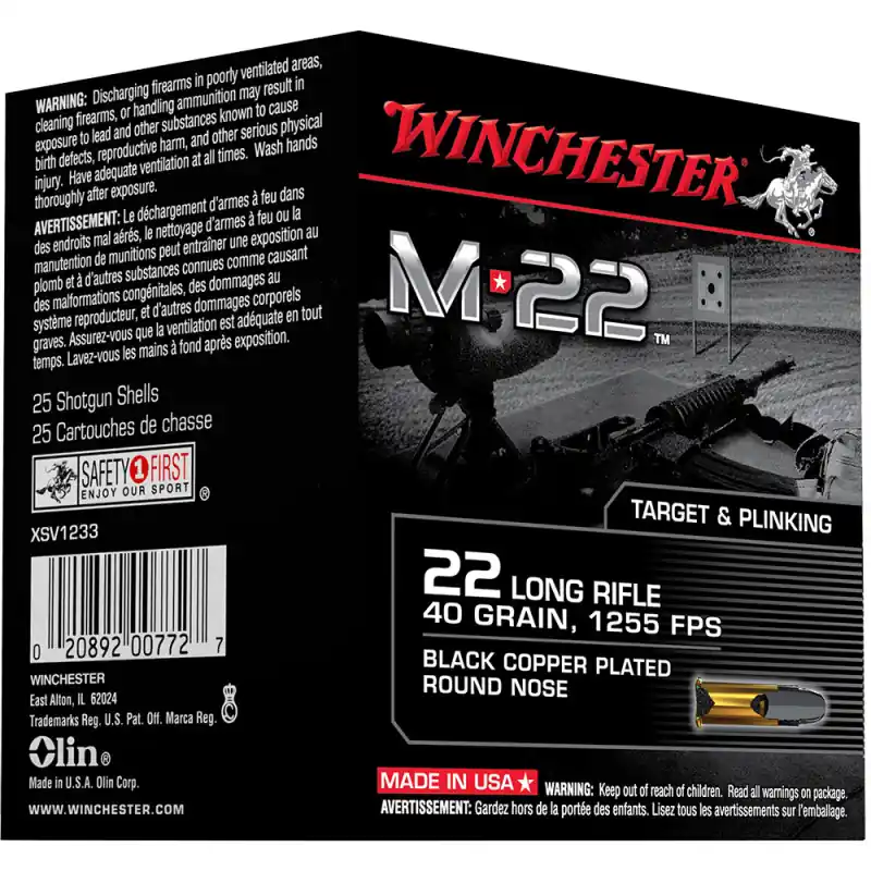 MUNITIONS WINCHESTER M22 PAR 400 CS22LRTE Commander Vite