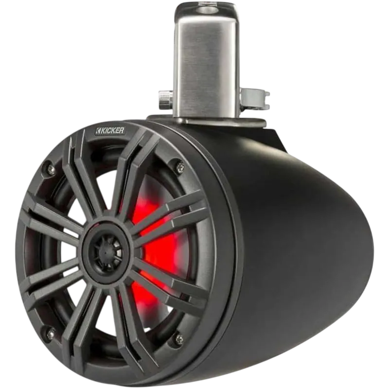 Petit Prix 2 altoparlanti a cono da 6,5&Prime; – KMTC 65W LED – Nero – Montaggio su barra