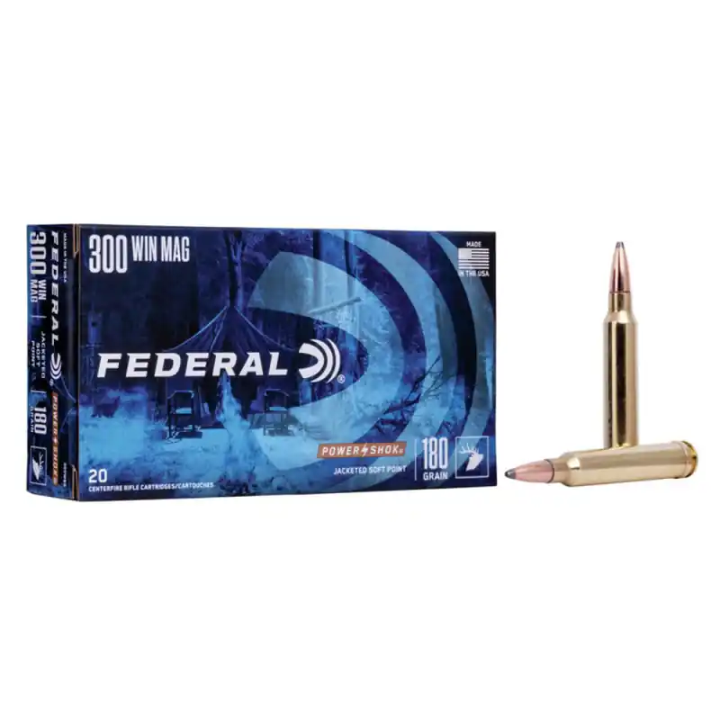 MUNITIONS BALLES FEDERAL POWER SHOK 300WINCHESTER Must-Have