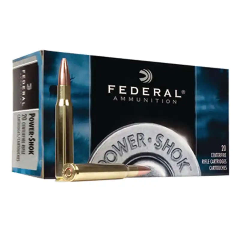 Authentique MUNITIONS BALLES FEDERAL POWER SHOK 308WINCHESTER