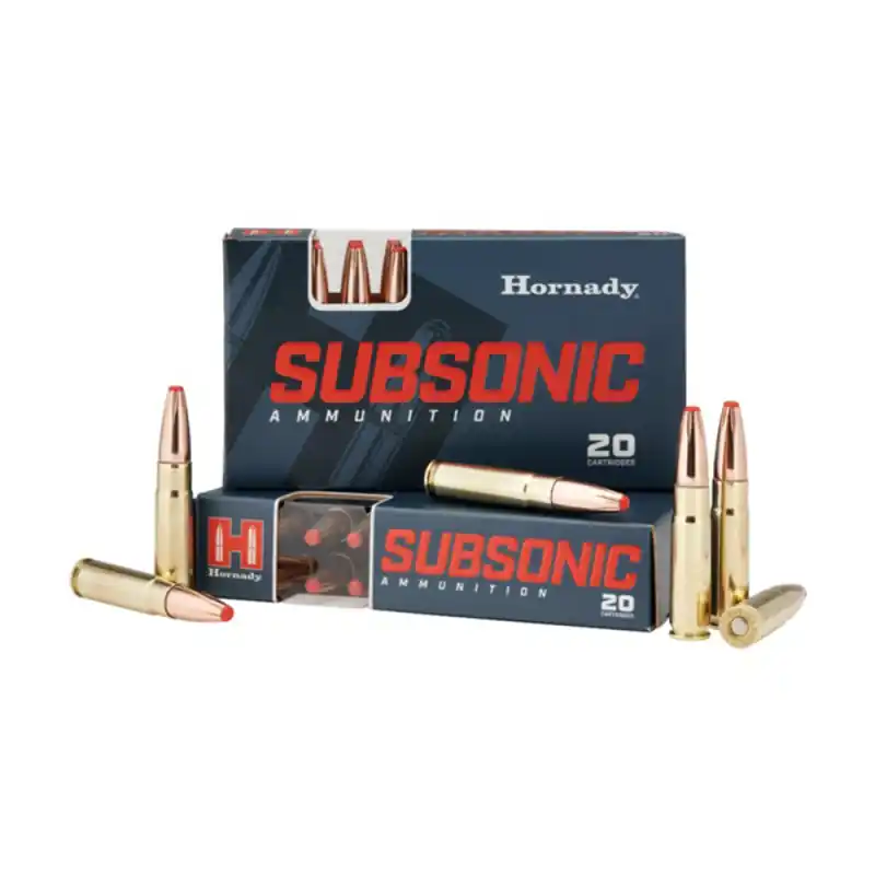 MUNITIONS BALLES HORNADY 300 BLACKOUT SUB-X 80877 Paiement Sécurisé
